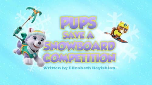 Pups Save a Snowboard Competition